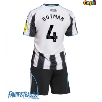Newcastle United Sven Botman #4 Echipament de Fotbal Replică 2025-26 Copii Acasa (+ Șorturi)